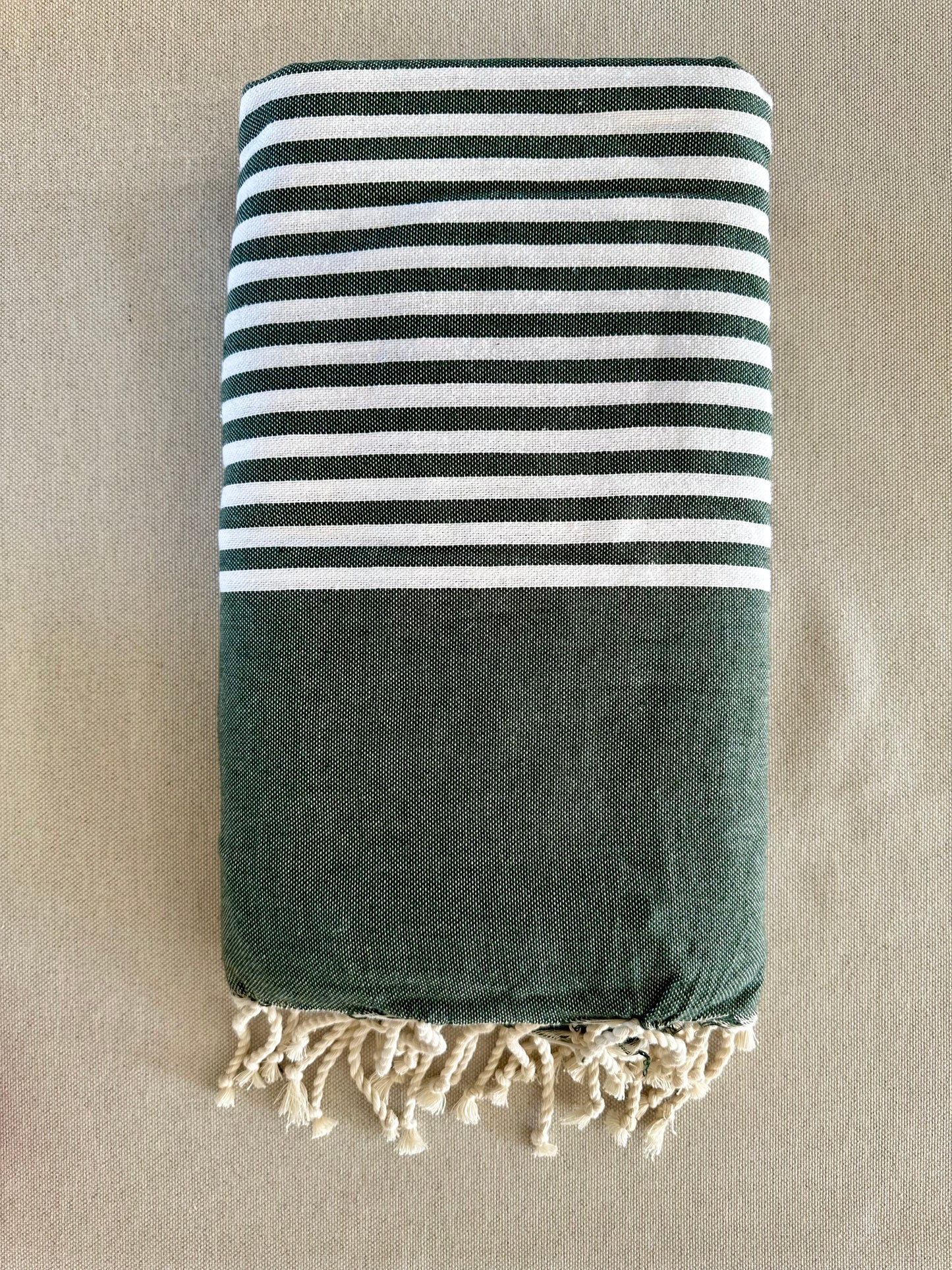 Fouta XXL 200x300 cm - Vert kaki