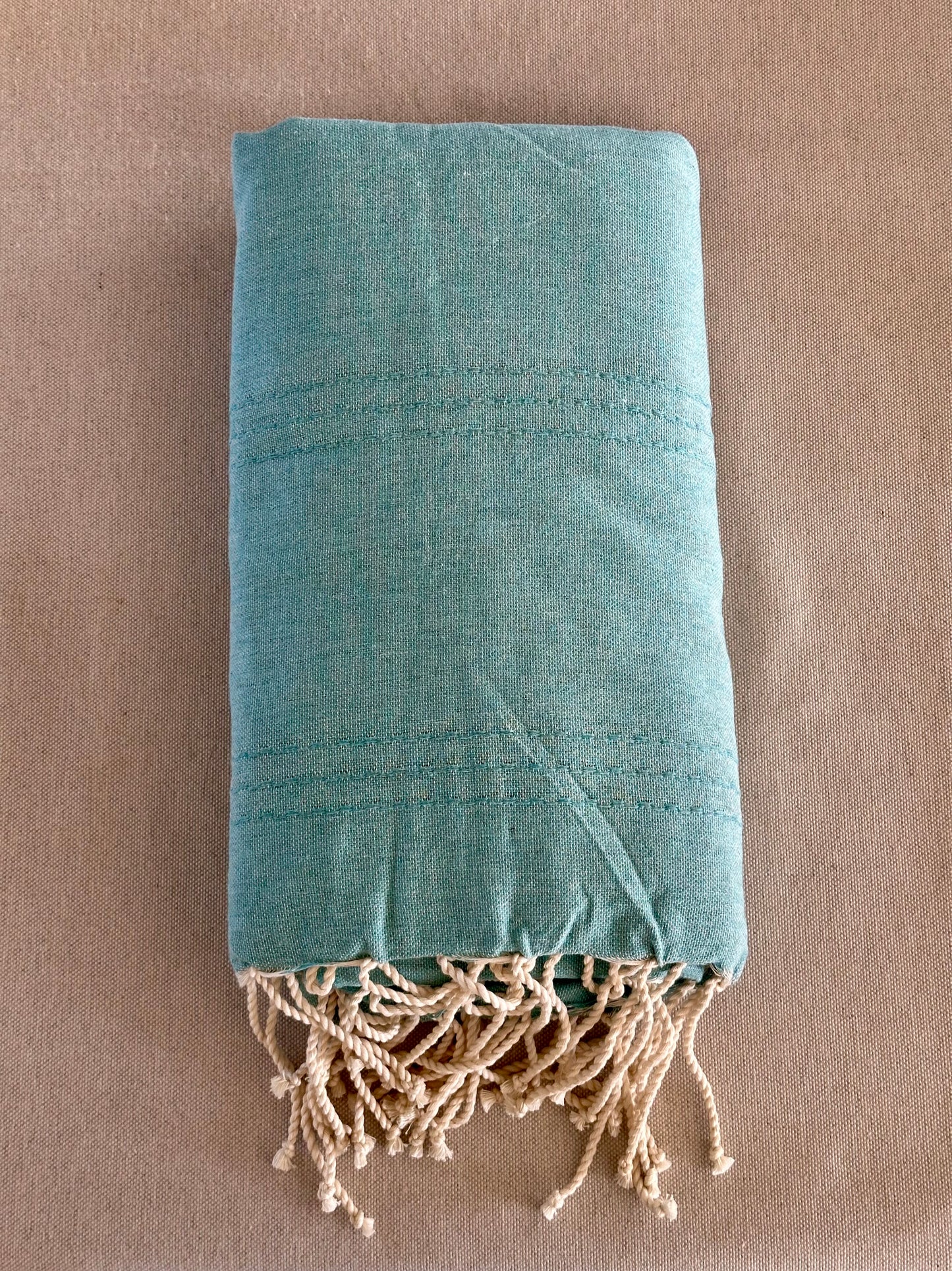 Fouta XXL 200x300 cm Unie - Bleu canard