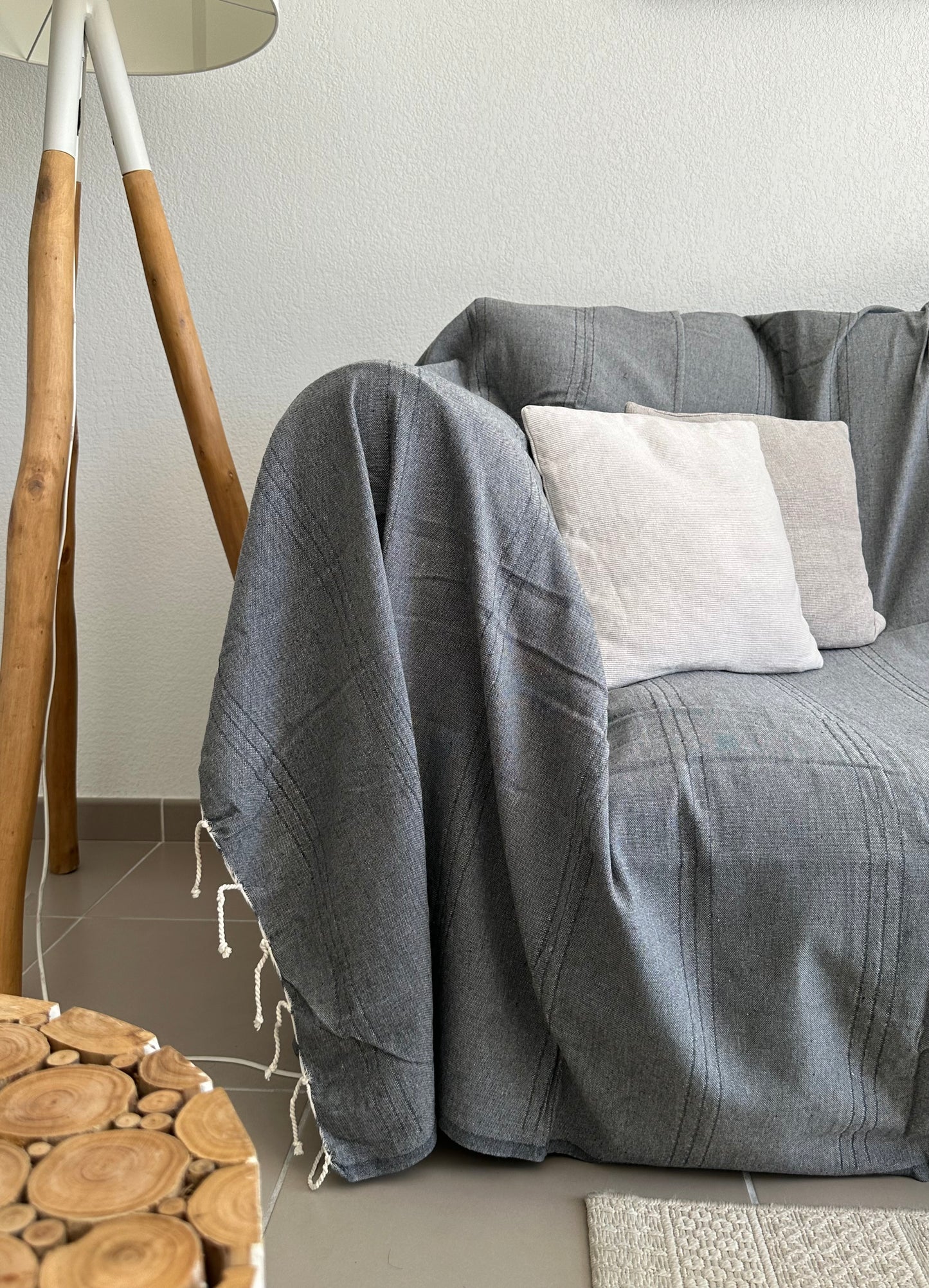 Fouta XXL 200x300 cm Unie - Gris foncé