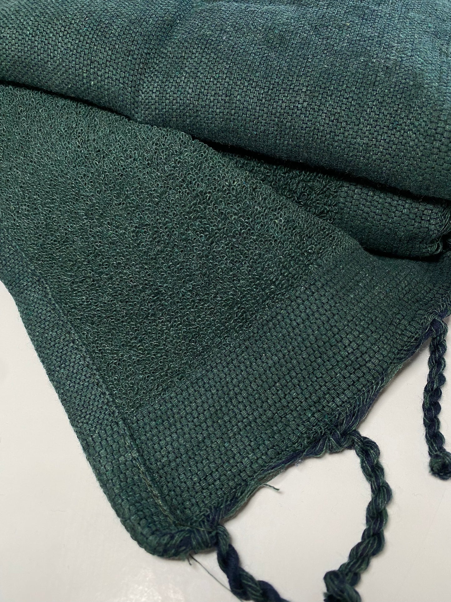 Fouta 100x200 cm Doublée éponge - Vert Kaki