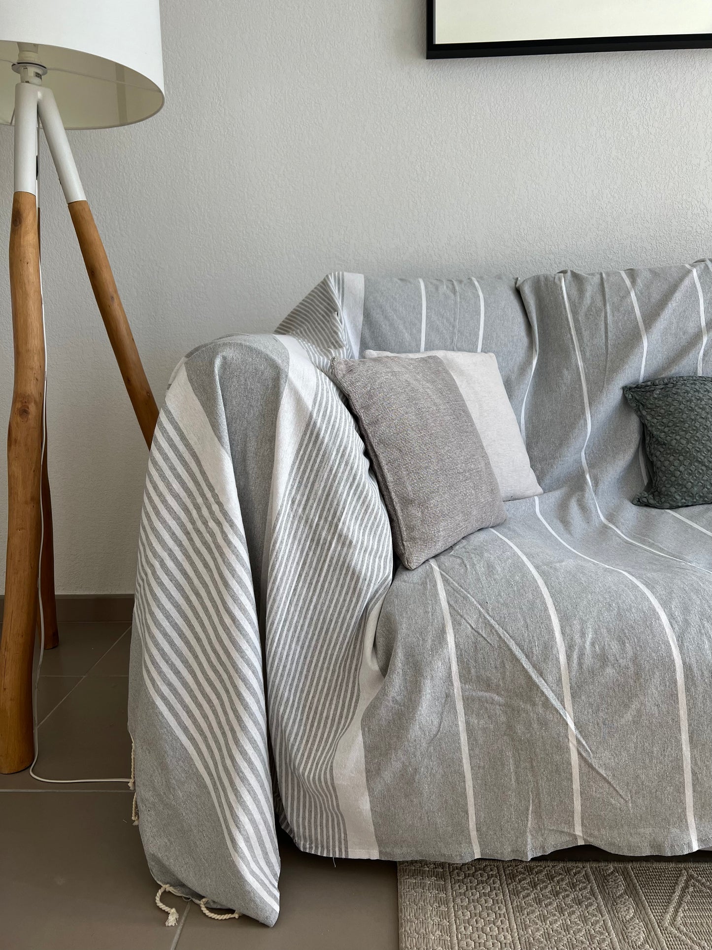 Fouta XXL 200x300 cm - Gris Clair