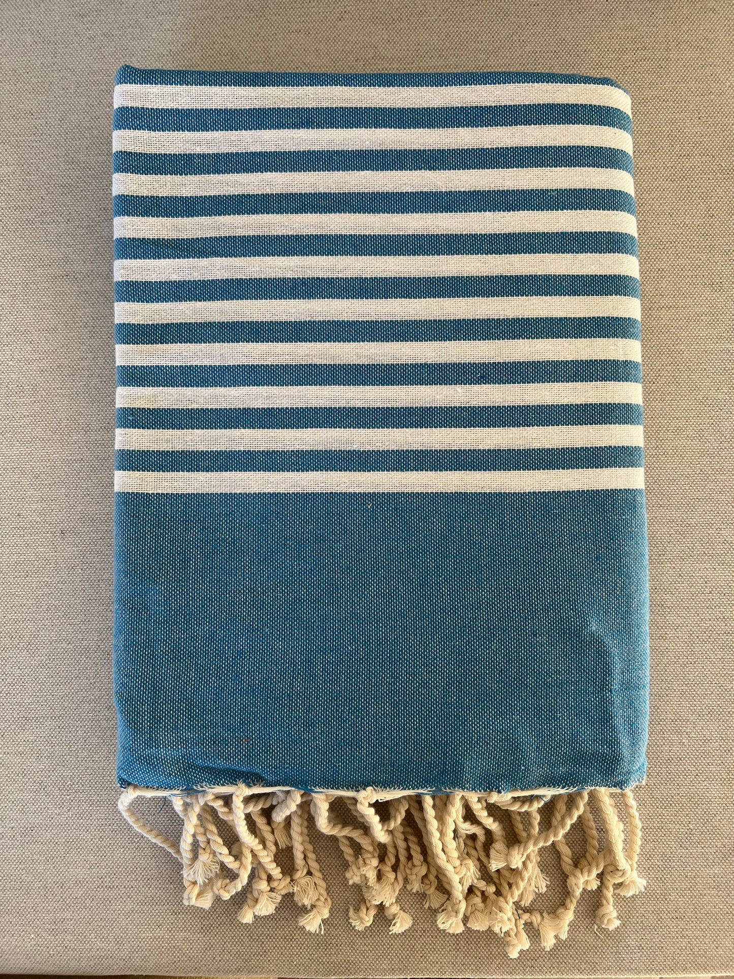 Fouta 200x200 cm Bleu Turquoise