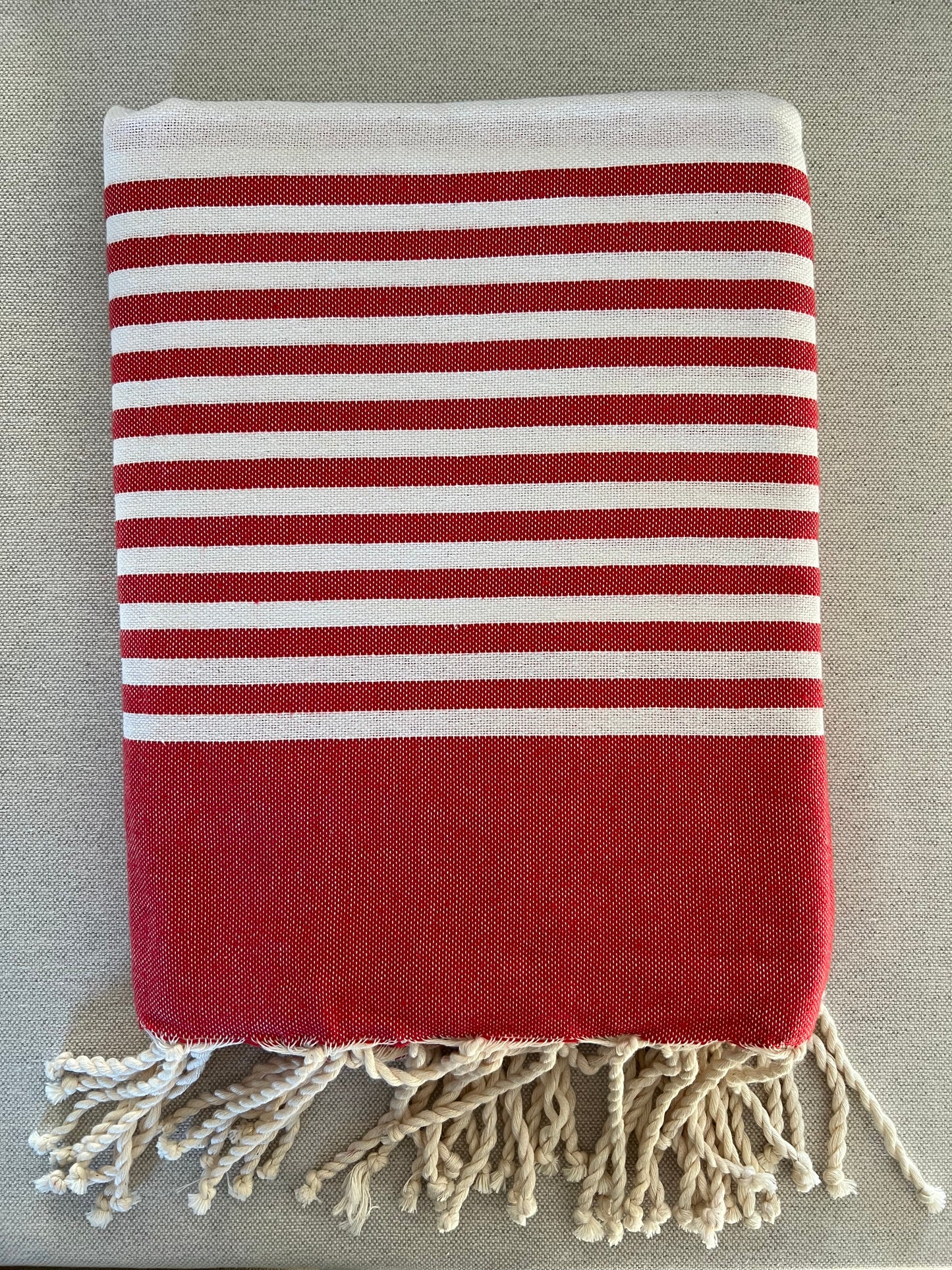 Fouta 200x200 cm Rouge