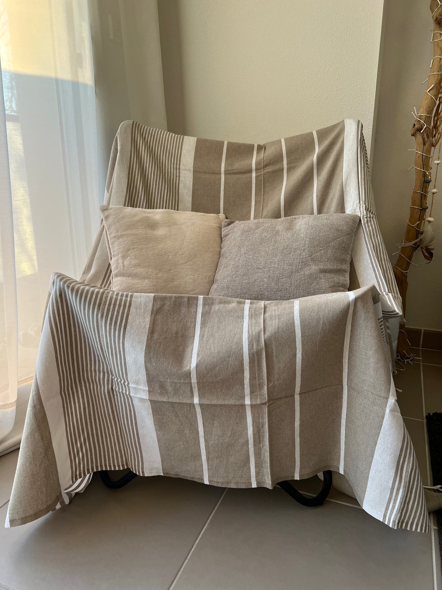 Fouta 200x200 cm Taupe