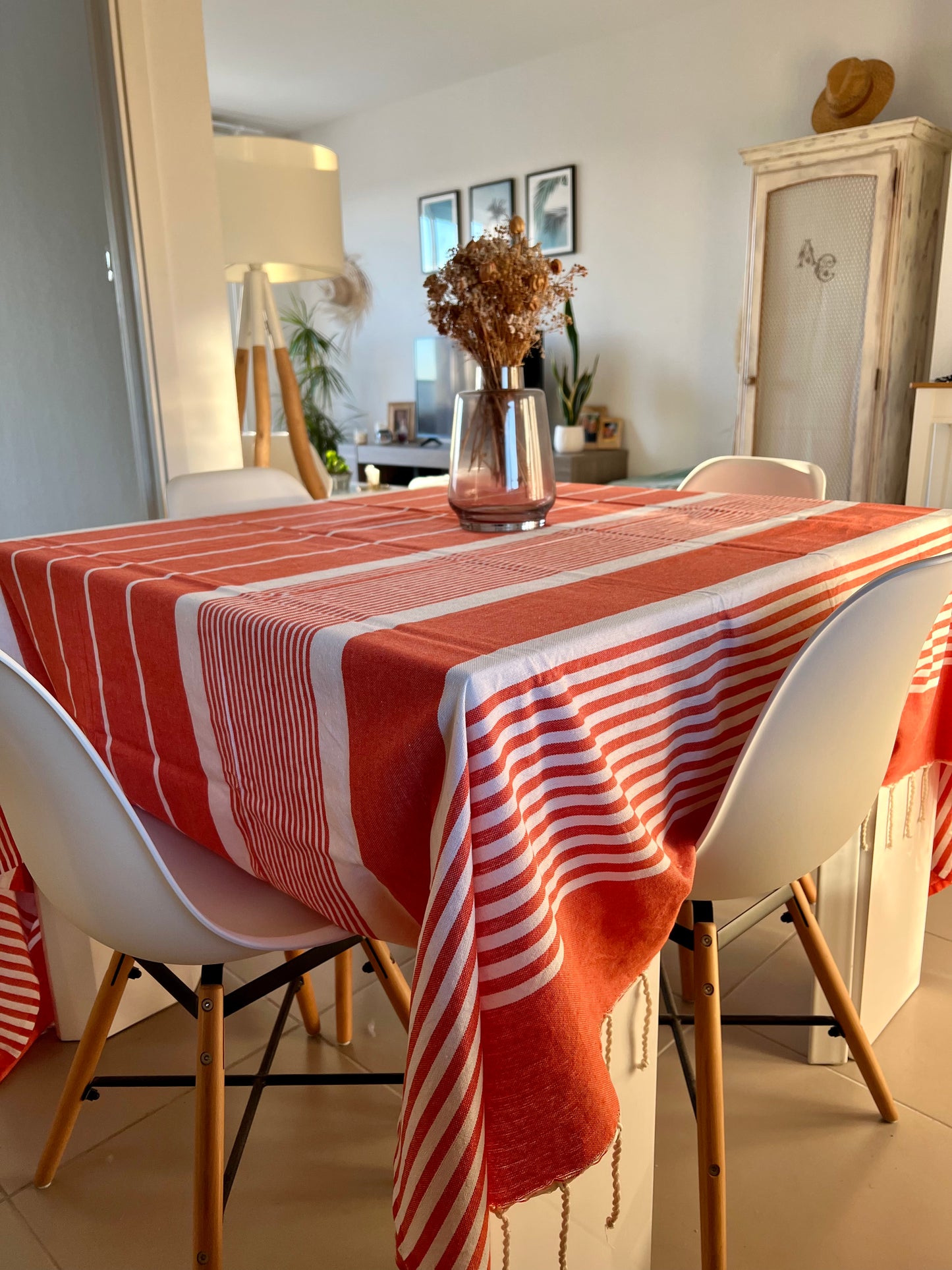 Fouta 200x200 cm Corail