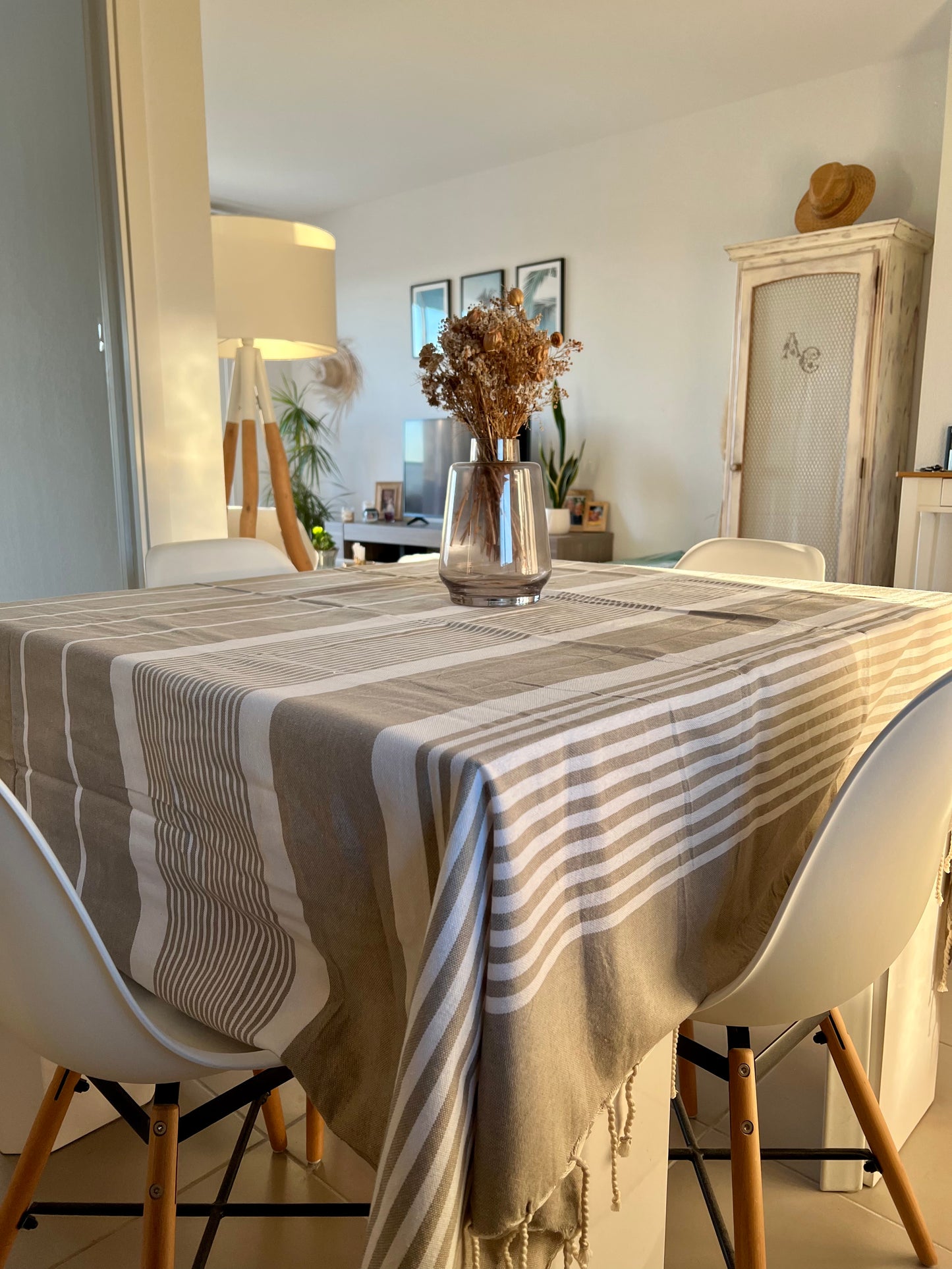 Fouta 200x200 cm Taupe